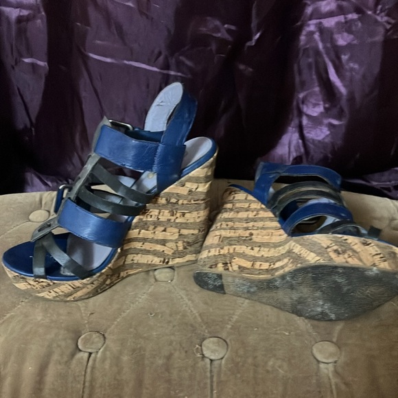 Size 8 Lovely People cork platforms - Picture 2 of 2